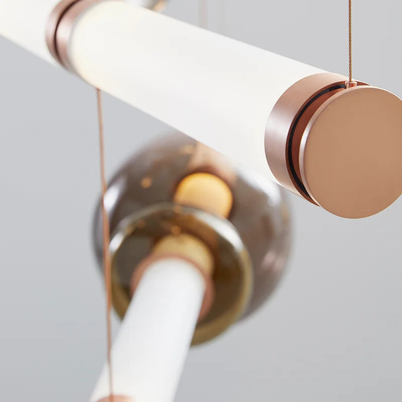 Suspensions design LED en verre de styliste du Canada - vue 6 sur 25