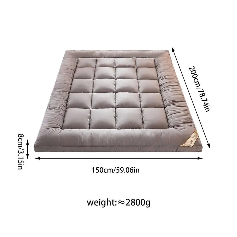 matelas doux avec coussin respirant et housse antidérapante