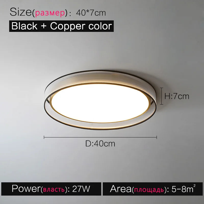 plafonnier led moderne rond nordique lampe de soleil créative - vue 10 sur 11