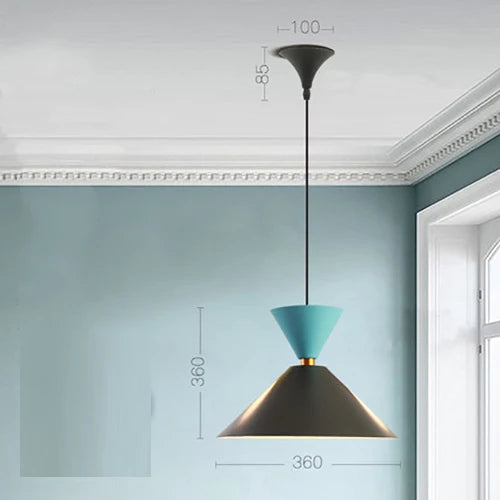 suspension géométrique nordique pour décoration intérieure moderne