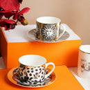 Service the vintage ceramique italienne tasse soucoupe plateau
