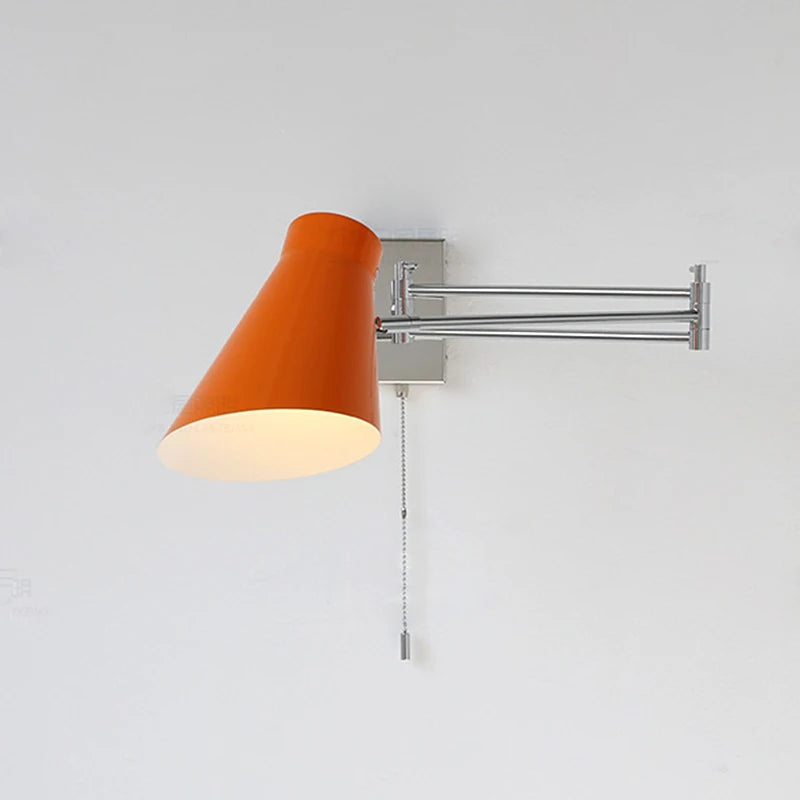 applique murale industrielle pliable et extensible en métal - vue 3 sur 9