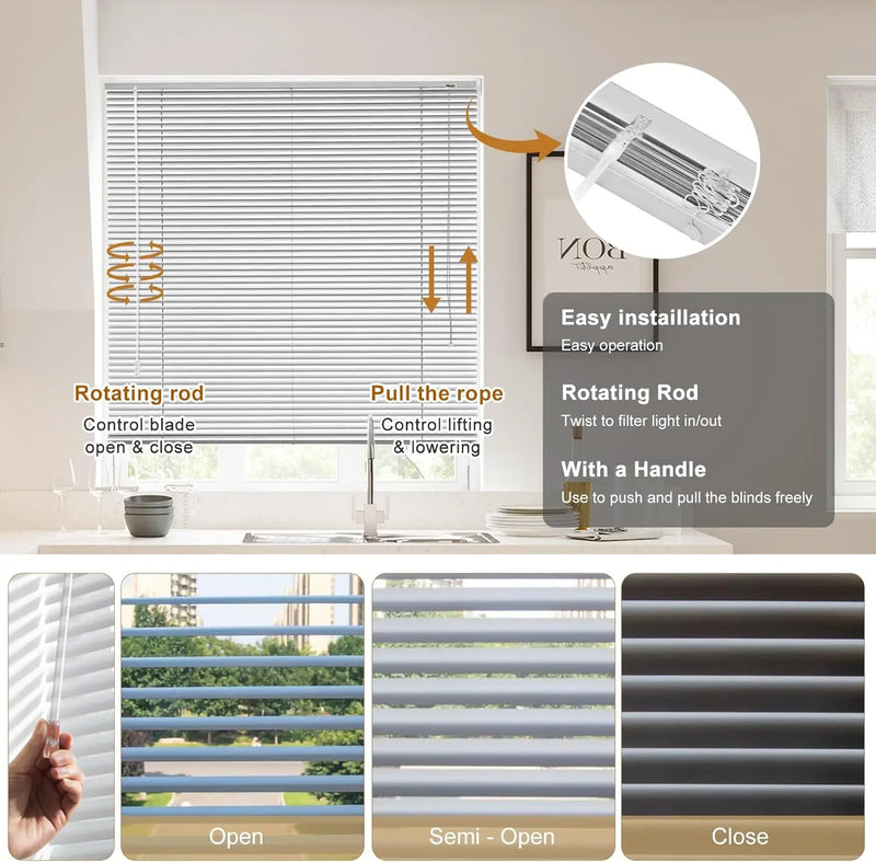 Store venitien aluminium sur mesure style moderne fenetre