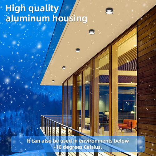 plafonnier led aluminium pour un éclairage intérieur moderne - vue 7 sur 7