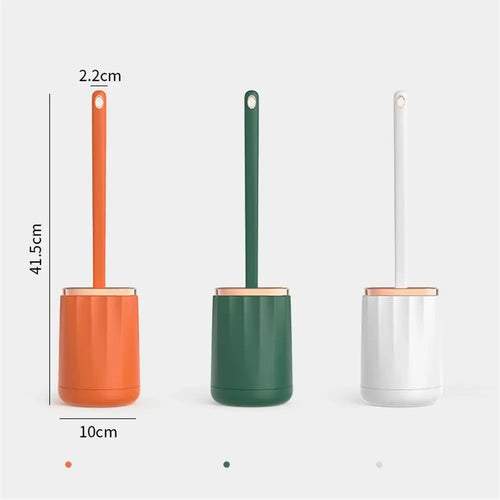 ensemble de brosses en silicone pour salle de bain sans coin mort - vue 4 sur 9