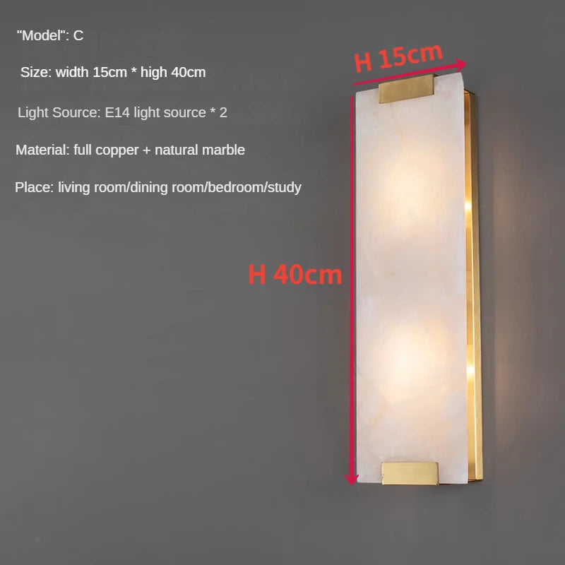 applique murale led en cuivre design moderne et personnalisable - vue 11 sur 11