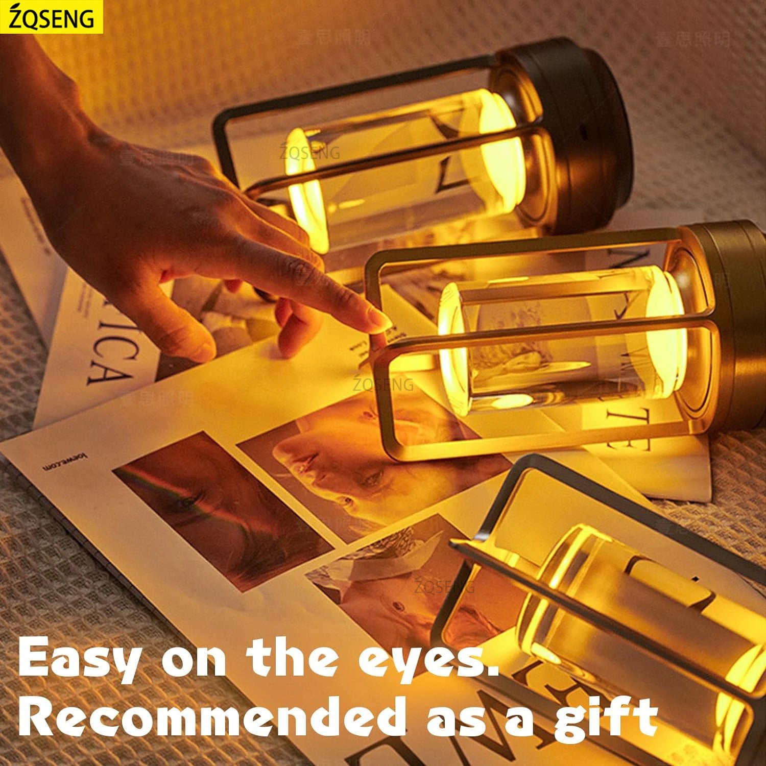 lampe de bureau tactile rechargeable sans fil pour toutes occasions - vue 4 sur 11