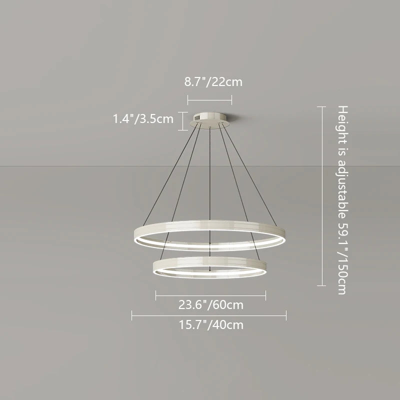 lustre moderne en métal pour éclairage intérieur élégant - vue 11 sur 16