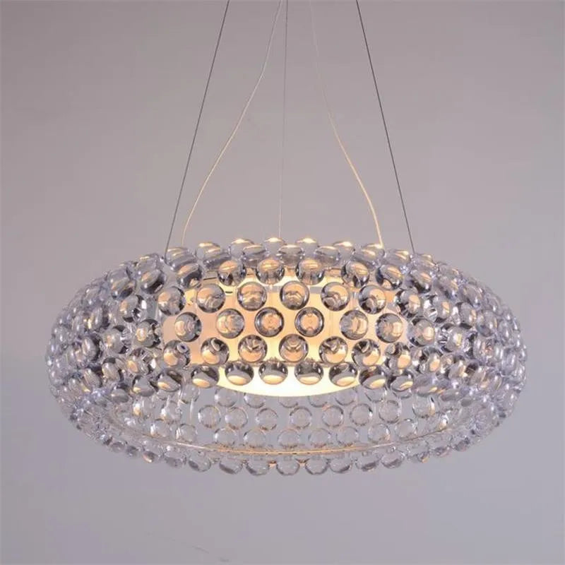 suspension moderne nordique ronde pour espace contemporain - vue 5 sur 6
