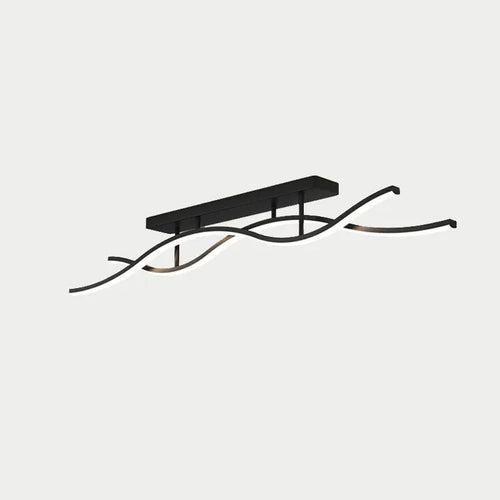 Plafonnier LED moderne pour salon salle à manger couloir allée ligne formes plafonnier décor à la maison luminaire intérieur Lustre