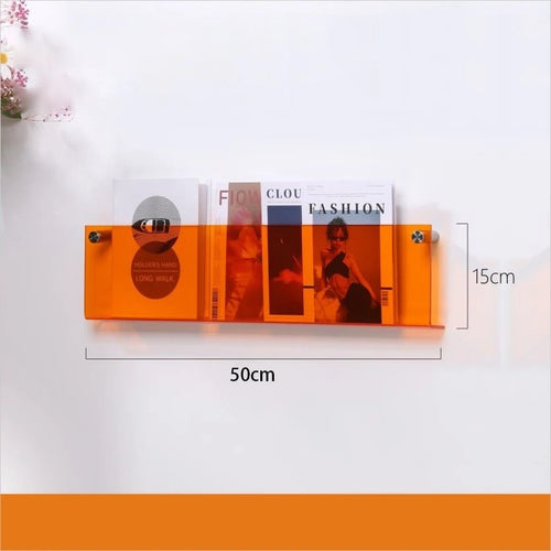 porte-brochures mural en acrylique pour magazines et littérature - vue 14 sur 40