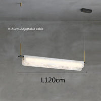 lustre nordique en marbre led pour décoration moderne