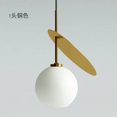 suspension moderne en verre pour décoration intérieure créative - vue 11 sur 12