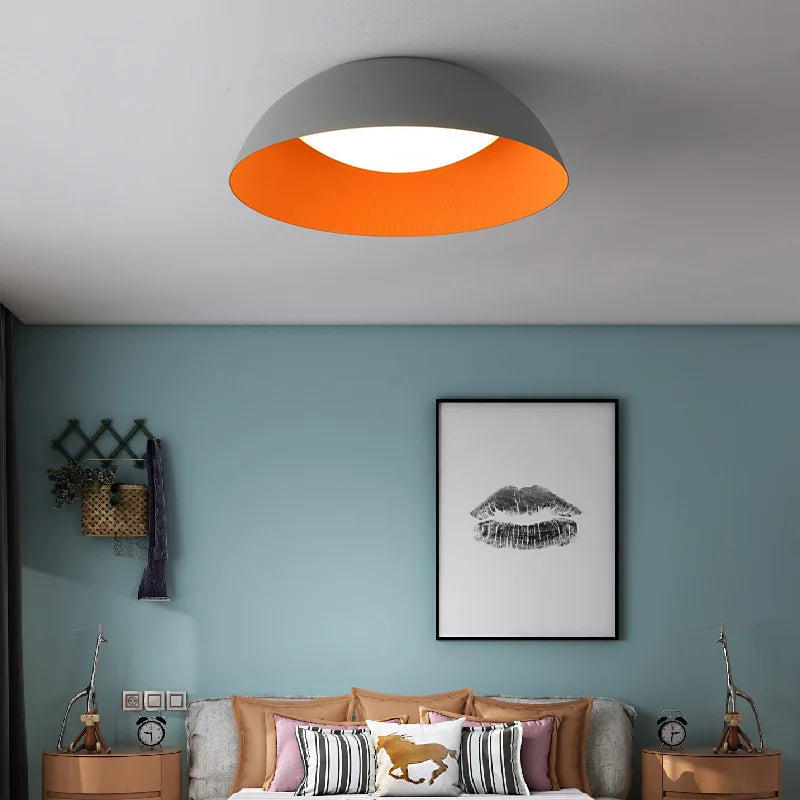 Plafonnier led moderne ultra-mince décor maison