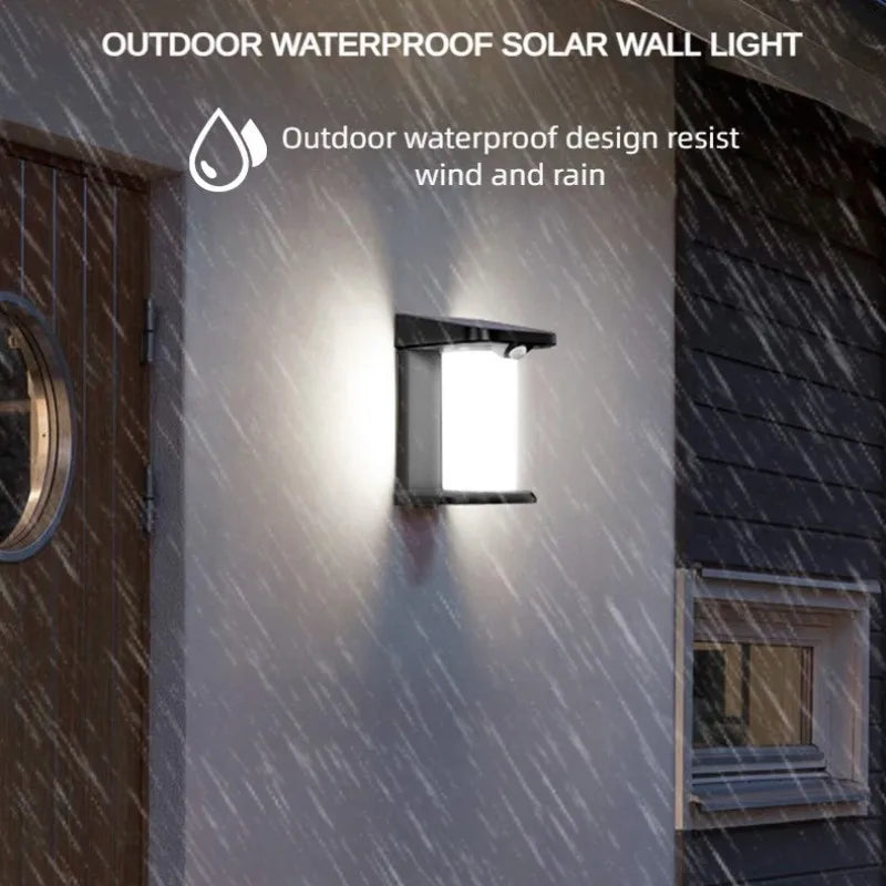 Applique murale solaire LED extérieur IP65 capteur de mouvement - vue 3 sur 6