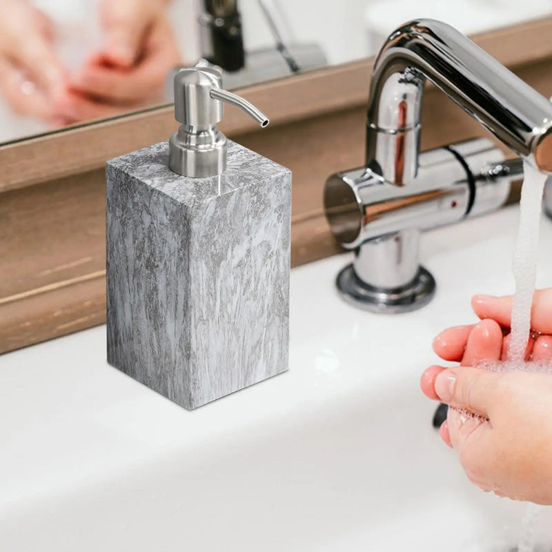 distributeur de lotion en résine durable pour salle de bain