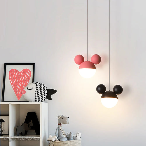 lampe led suspendue mickey pour soin des yeux enfant