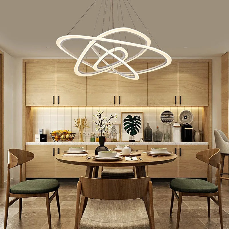 suspension moderne à led pour décoration intérieure élégante - vue 5 sur 11