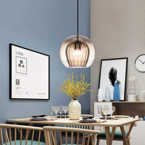 suspension en verre moderne pour décoration intérieure élégante - vue 3 sur 15