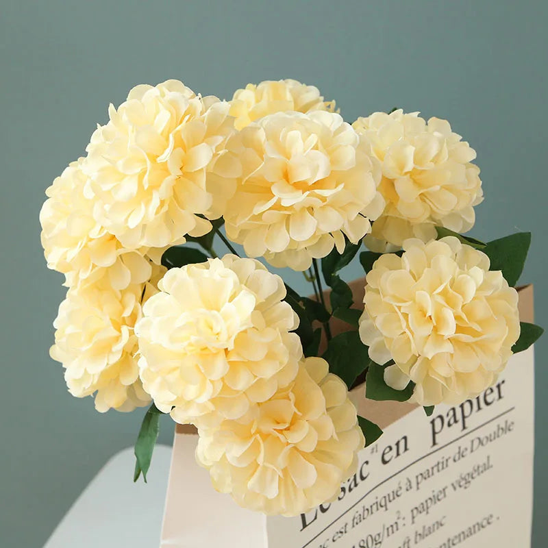 lot de 10 bouquets de pissenlit artificiels pour décoration intérieure et événements - vue 11 sur 18