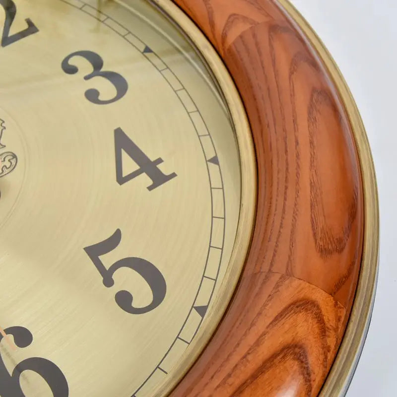 Horloge De Bureau En Bois Carrée Silencieuse - Montre Noyer Noir Élégante Pour Intérieur