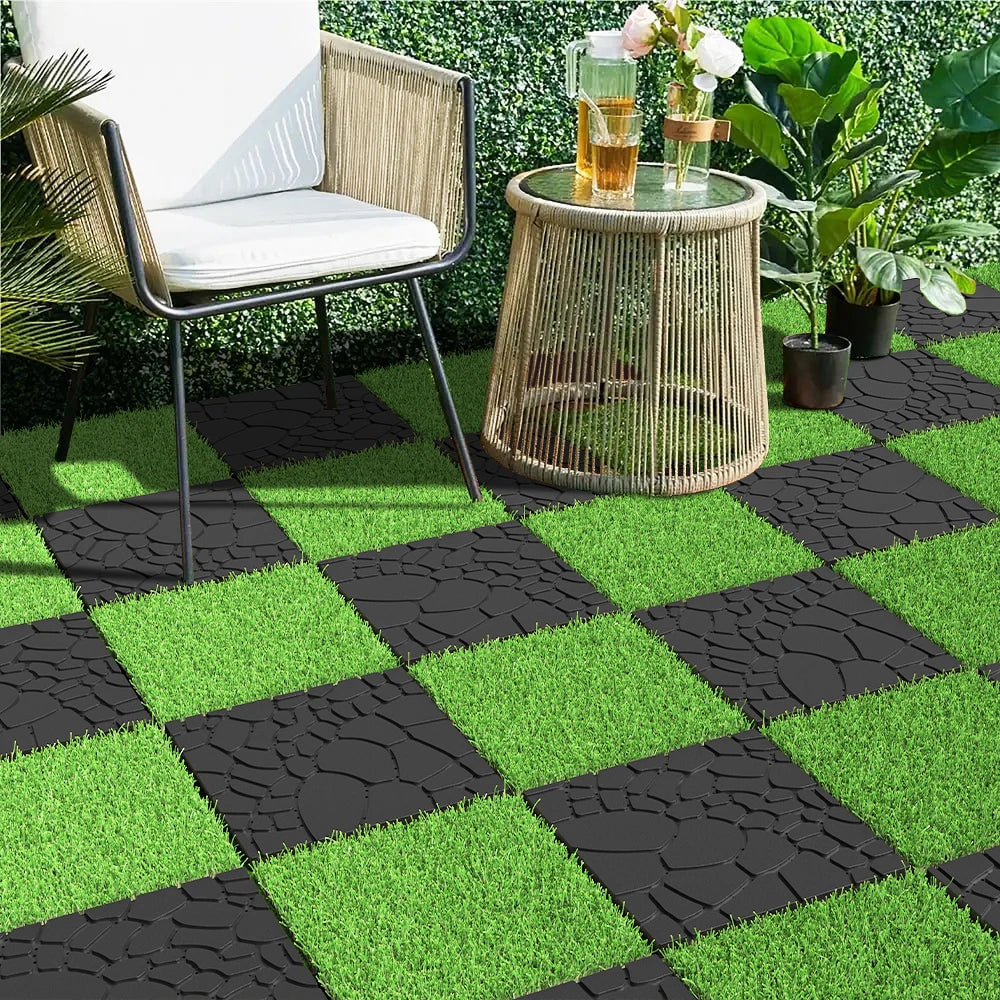 Dalles terrasse clipsables effet pierre 30 cm lot44 - vue 5 sur 6