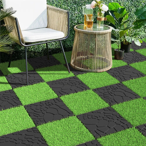 Dalles terrasse clipsables effet pierre 30 cm lot44