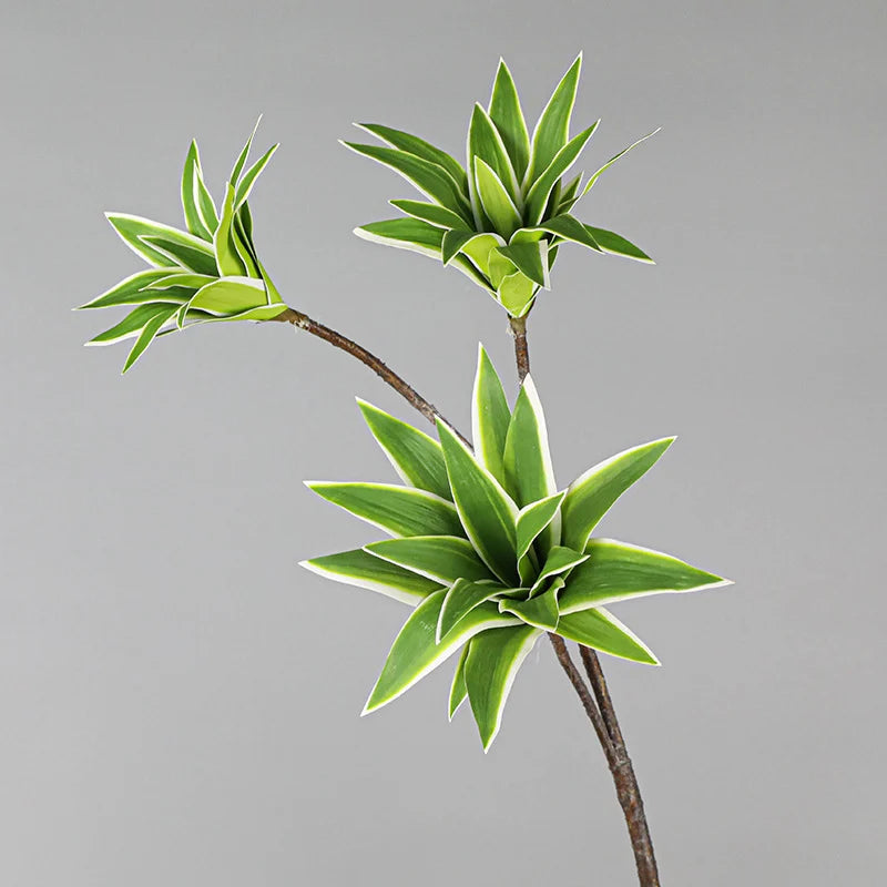 grandes branches de lys artificiels avec feuillage réaliste pour décorations