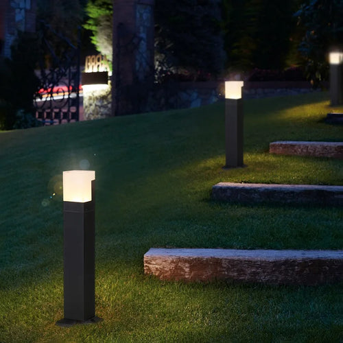 lampe extérieure moderne imperméable pour jardin et chemin - vue 5 sur 10