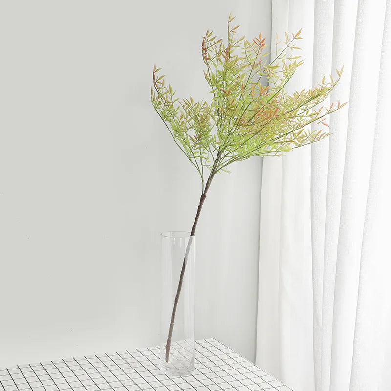 grandes branches artificielles de nandina palmier tropical pour décoration intérieure - vue 5 sur 6