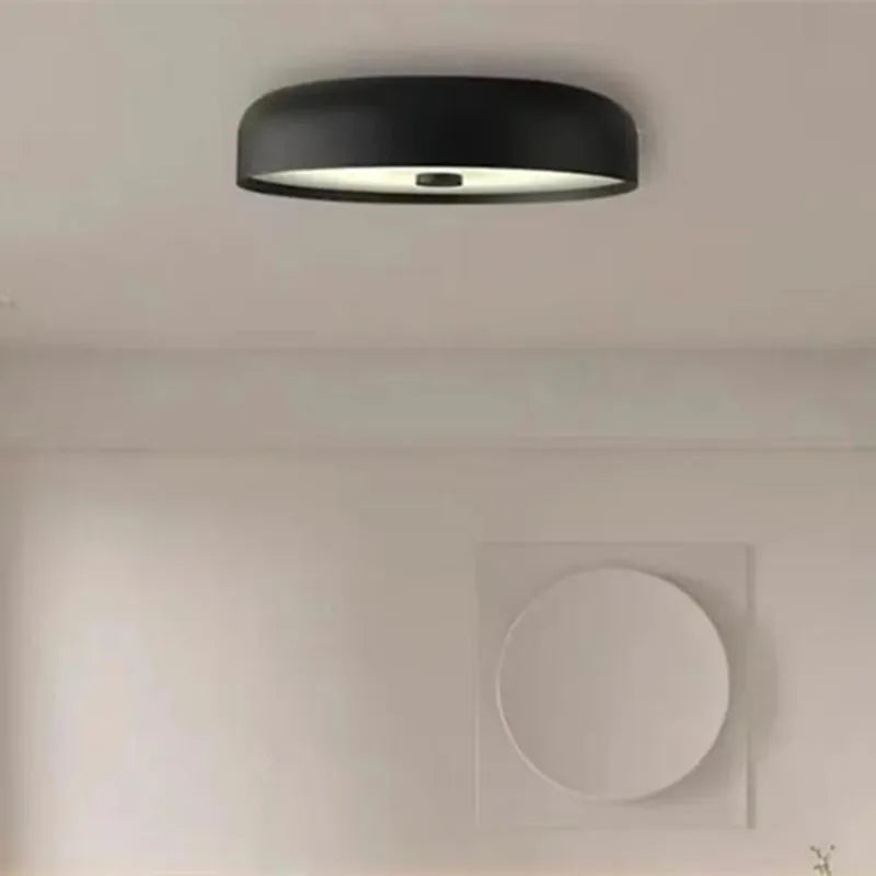 Plafonnier LED nordique Orange/noir/blanc