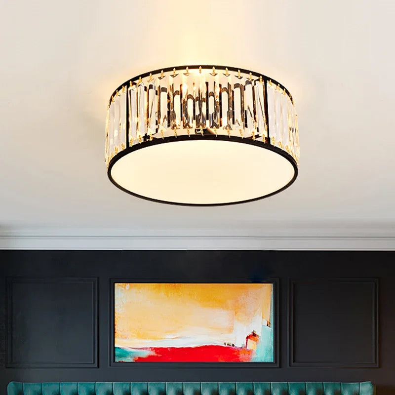 plafonnier led en cristal décoration intérieure moderne pour votre espace - vue 3 sur 12