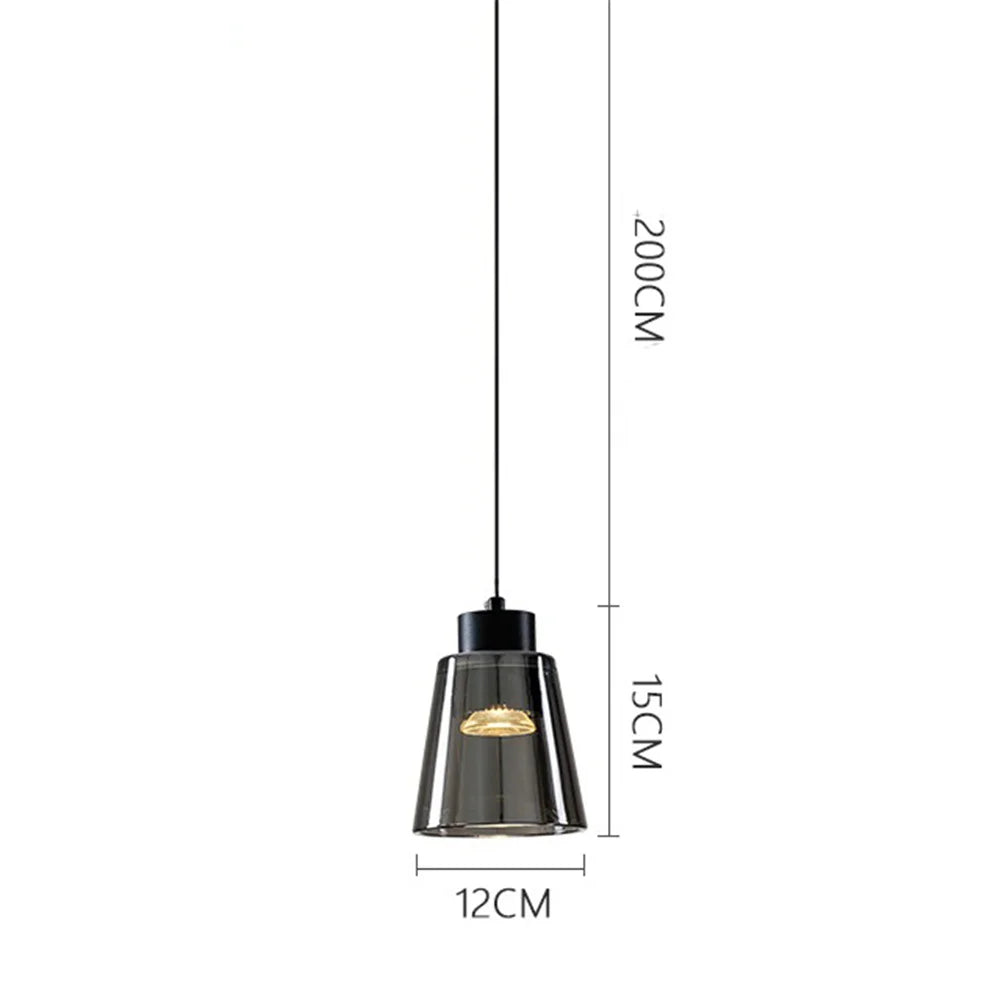 lustre à led tendance en forme de bouteille pour intérieur moderne - vue 11 sur 11