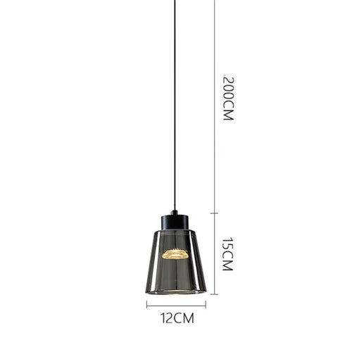 lustre à led tendance en forme de bouteille pour intérieur moderne - vue 11 sur 11
