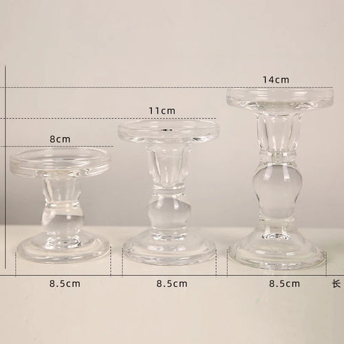 bougeoir en verre pour bougie chauffe-plat décoratif outdoor - vue 5 sur 24