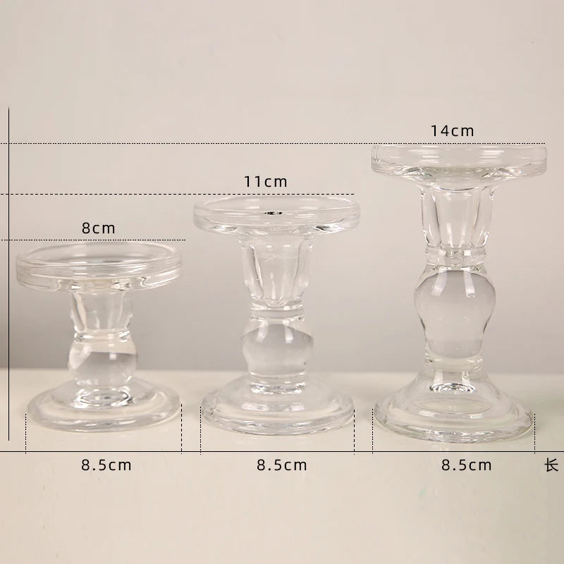 bougeoir en verre pour bougie chauffe-plat décoratif outdoor - vue 4 sur 24
