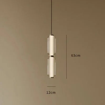 suspension rétro minimaliste en verre pour restaurant et exposition - vue 9 sur 9