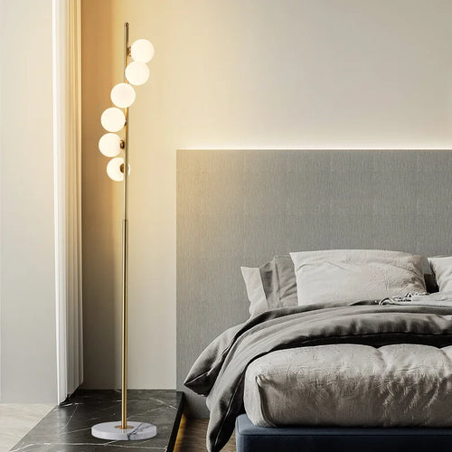 lampe à poser en verre spirale pour décoration intérieure - vue 4 sur 6