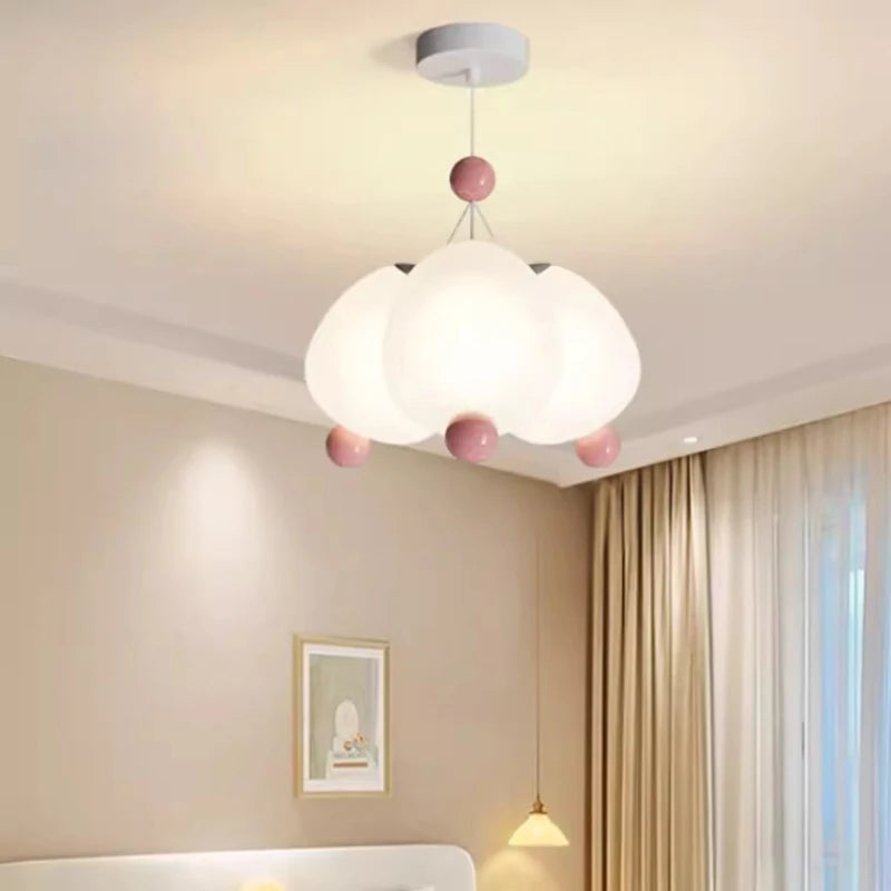 lustre moderne mignon pour chambre de petite fille décor enfant - vue 3 sur 7