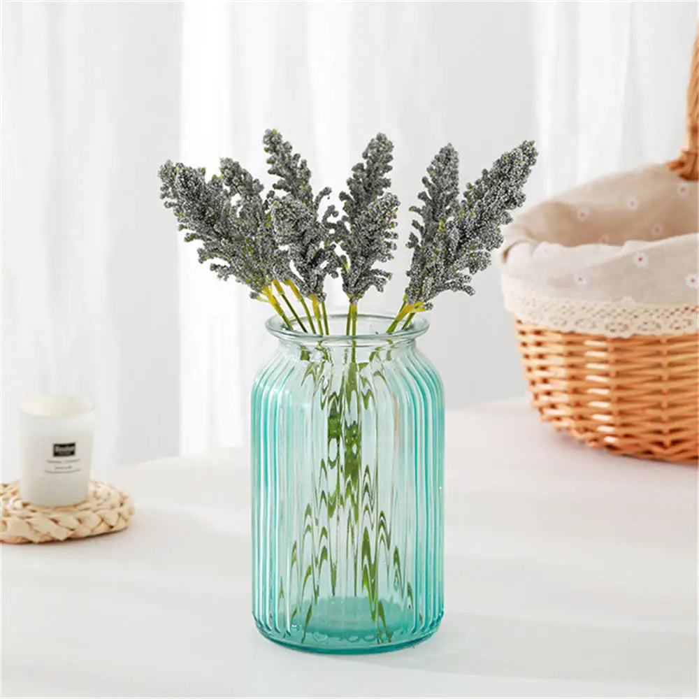 lot de 6 épis de blé et fleurs de lavande pour décoration de mariage - vue 3 sur 13