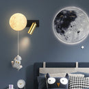 applique murale moderne à deux têtes design créatif pour intérieur