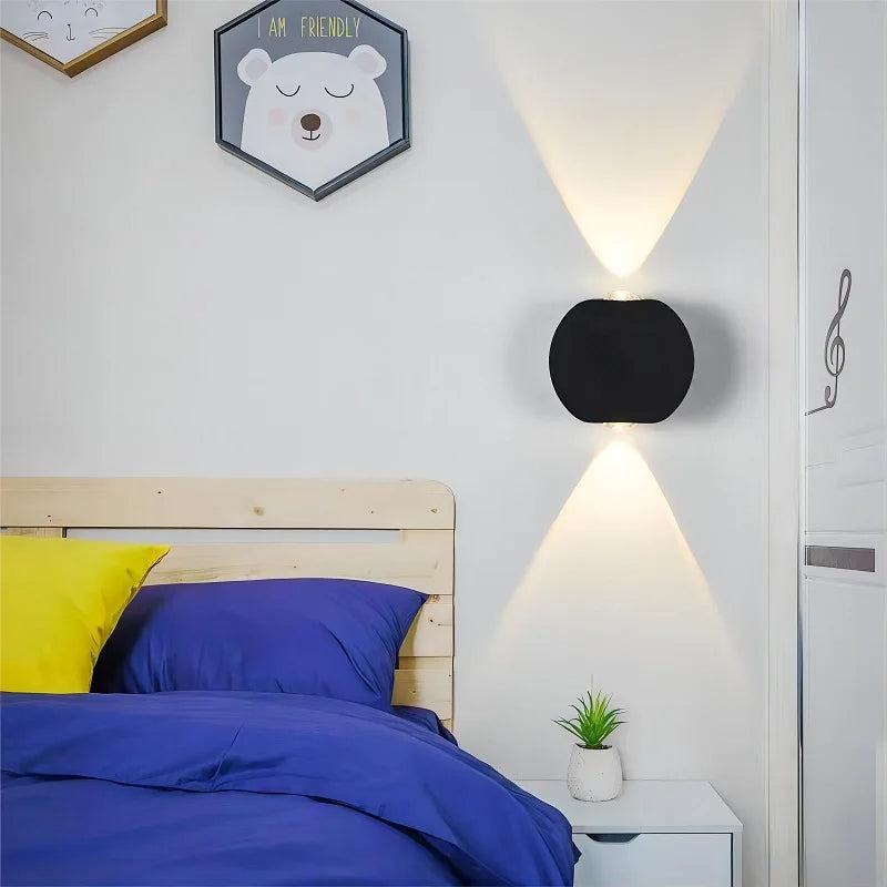 applique murale led étanche moderne pour intérieur extérieur décoratif - vue 5 sur 9