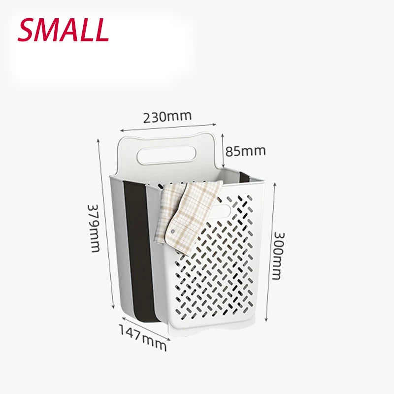 panier de rangement pliable à suspendre pour linge sale - vue 14 sur 19