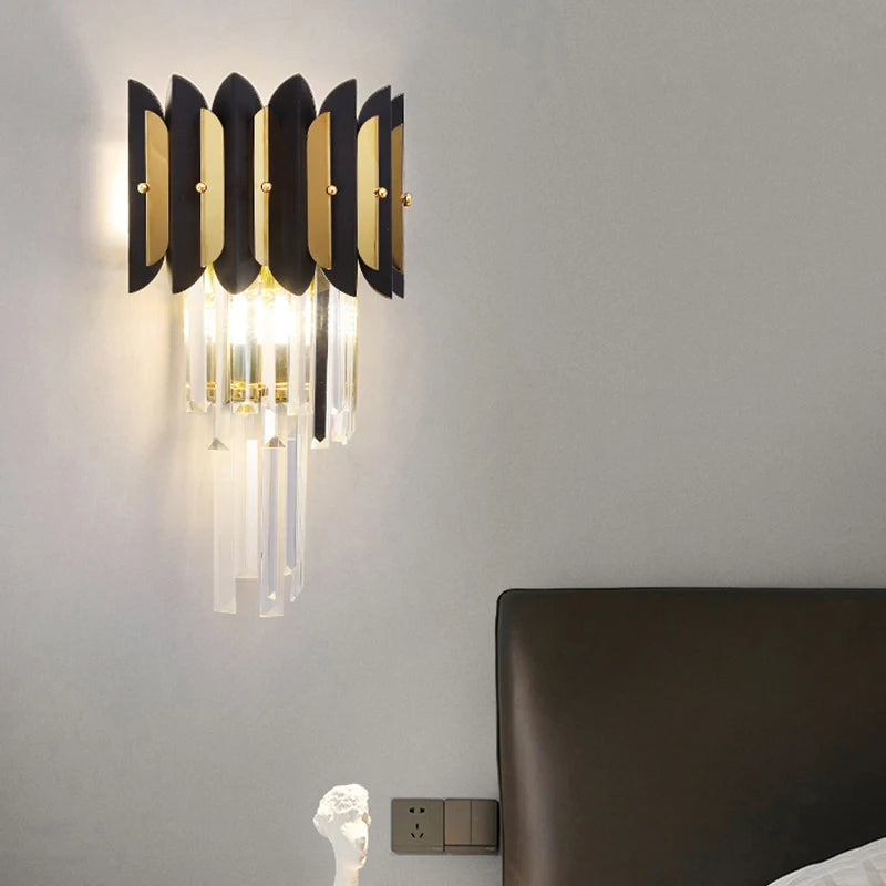 applique murale en cristal post-modernes style nordique simple
