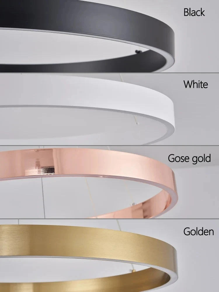lampes led simplifiées suspendues pour décoration d'intérieur - vue 7 sur 30