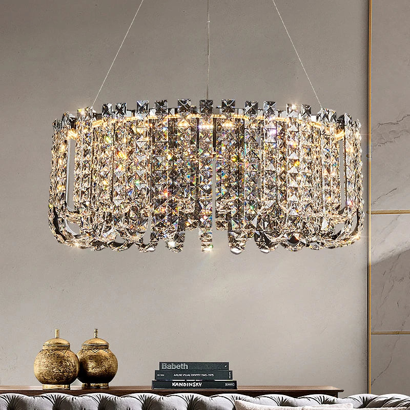 lustre en cristal moderne pour un intérieur élégant et raffiné - vue 2 sur 9