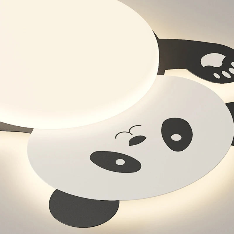 plafonnier panda mignon pour chambre d'enfant moderne minimaliste - vue 6 sur 7