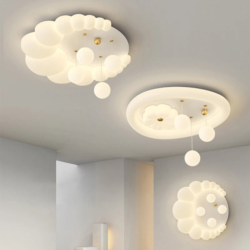 plafonnier romantique à bulles pour chambre d'enfant moderne - vue 5 sur 10