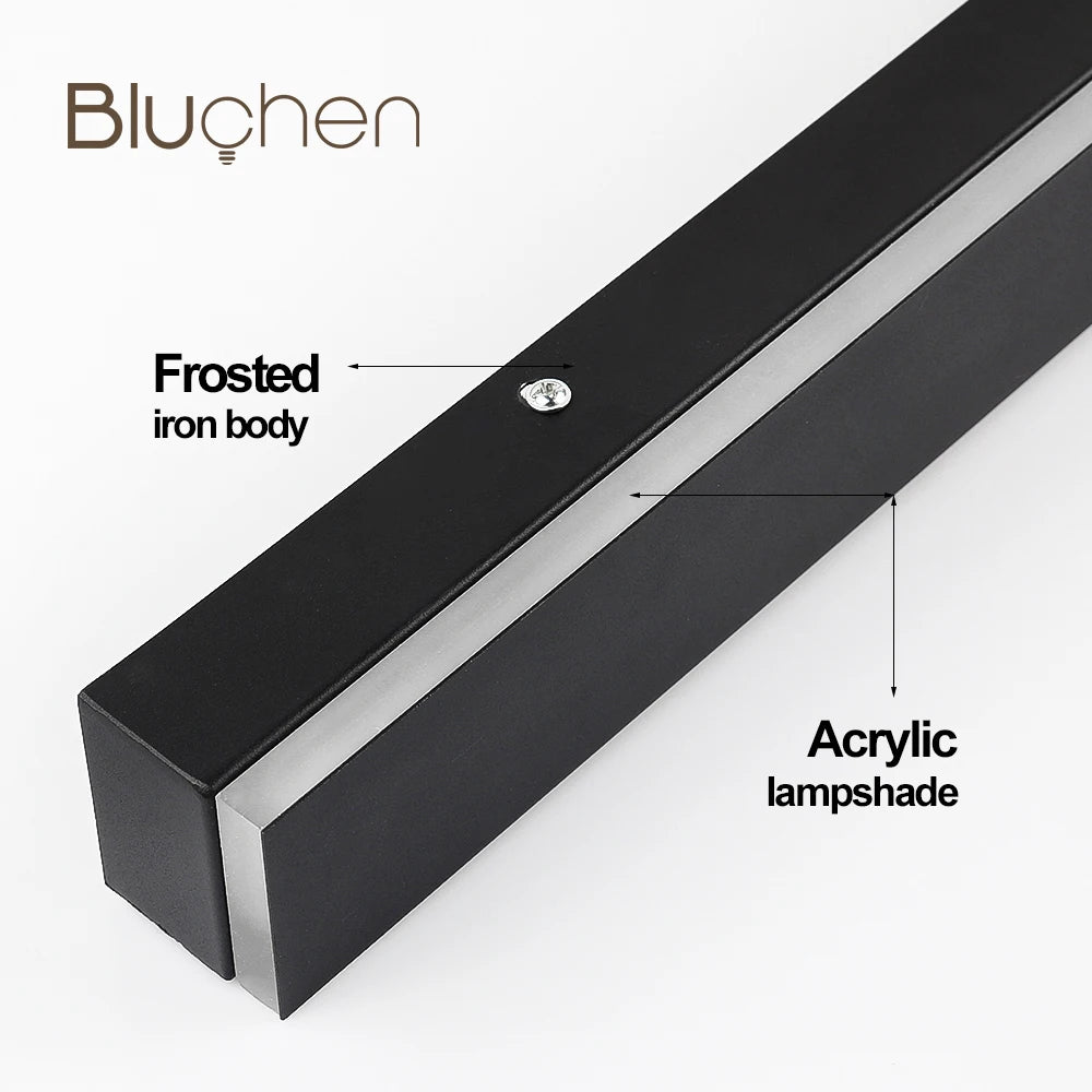 applique murale extérieure moderne à led étanche pour jardin et balcon - vue 4 sur 7