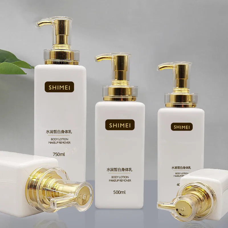 lot de flacons à pompe pour cosmétiques voyage 300 à 750 ml